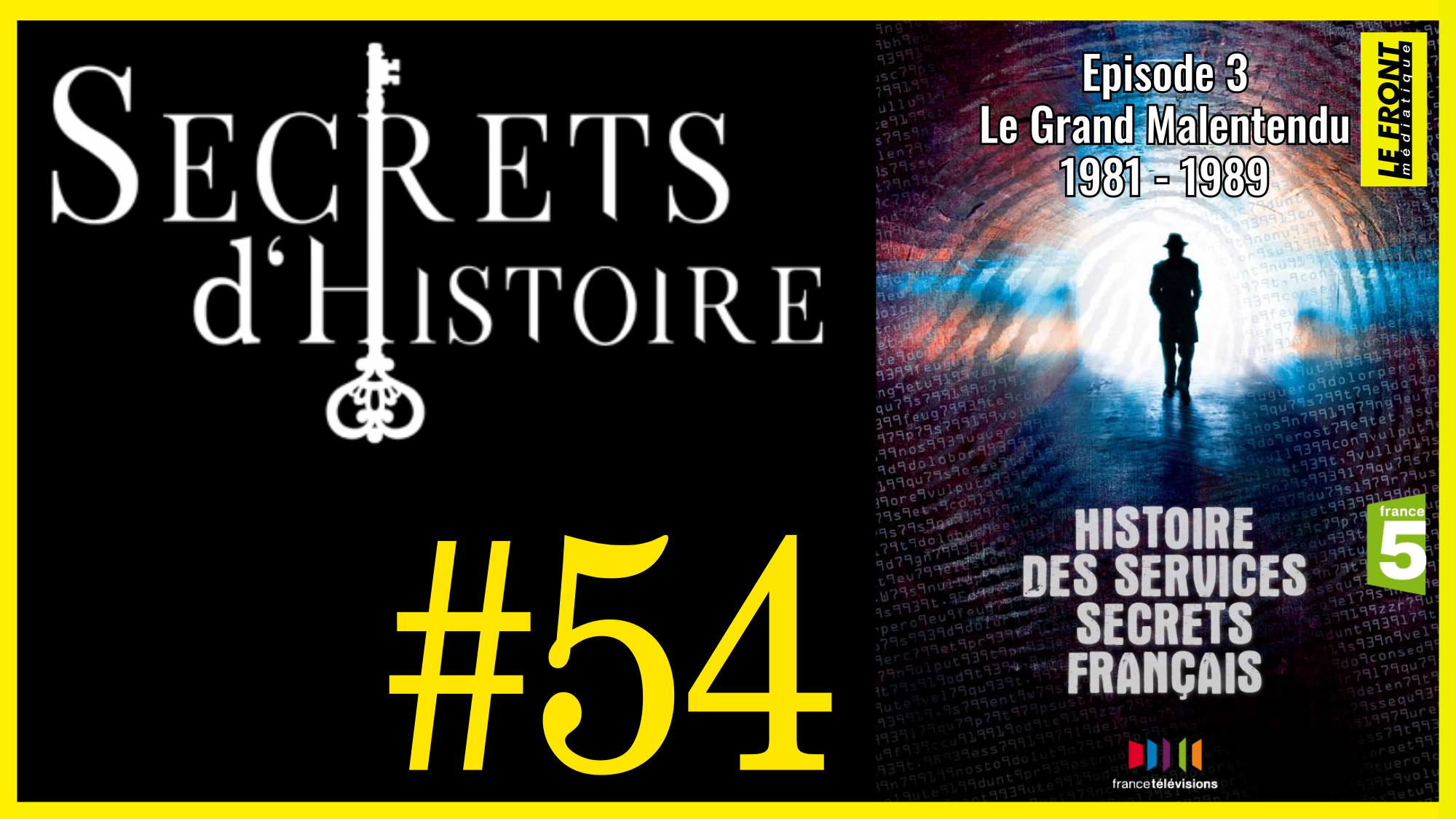 🗝 DOCU INCONTOURNABLE #54 🎥 Histoire des Services Secrets Français : Episode 3 : Le Grand Malentendu : 1981 – 1989 📆 2010 ⏱ 52min