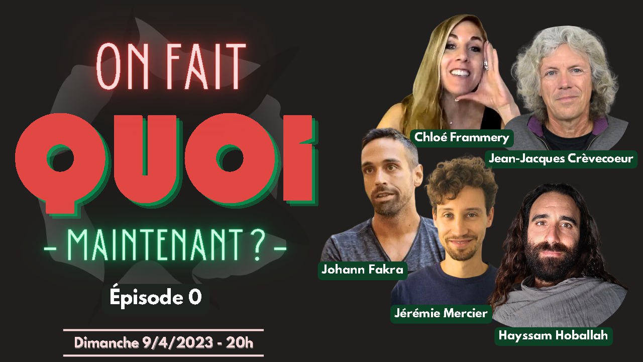 🎬 NOUVELLE SÉRIE 💡 « On fait quoi maintenant ? » ! 🗣 JJ Crèvecoeur, H. Hoballah, C. Frammery, J. Fakra et J. Mercier 📆 09-04-2023