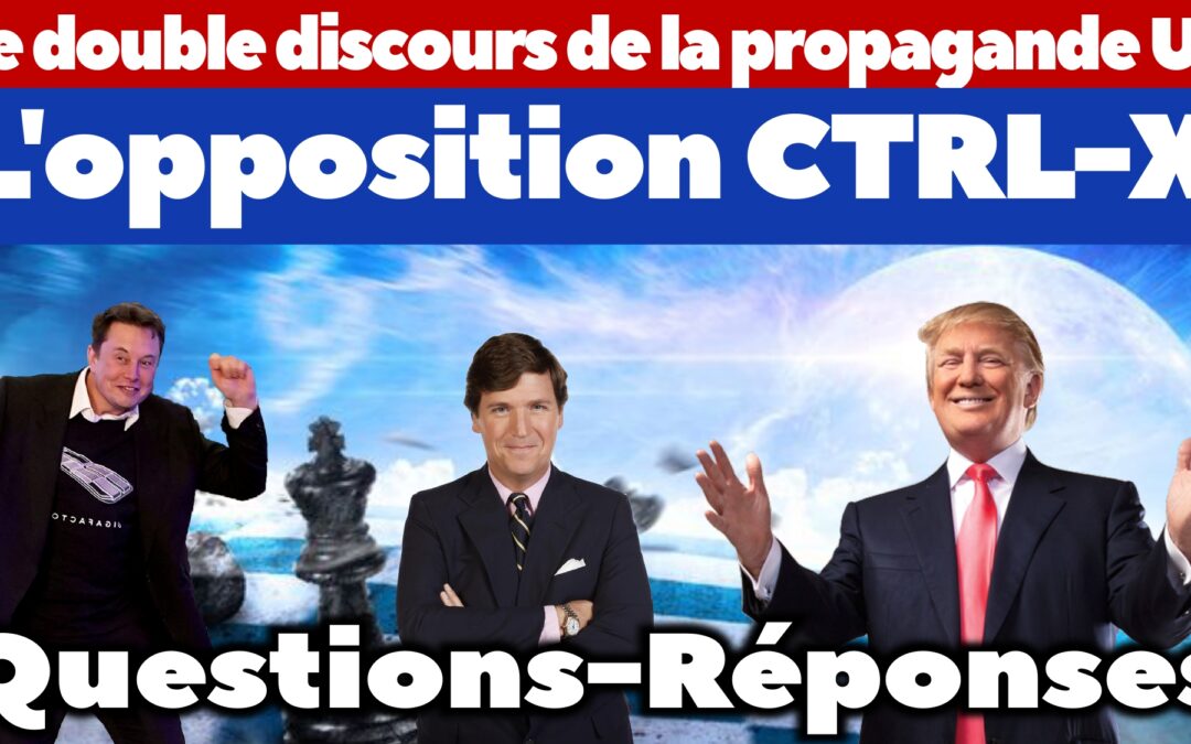 🪧 CONFÉRENCE CITOYENNE #9 🇺🇸 Le double discours de la propagande US: L’opposition CTRL-X – Questions/Réponses 🗣️ Joe Massot 📆 08-03-2024